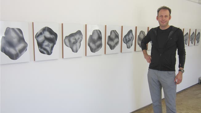 Adrien Jutard in der Galerie Rössli Balsthal.