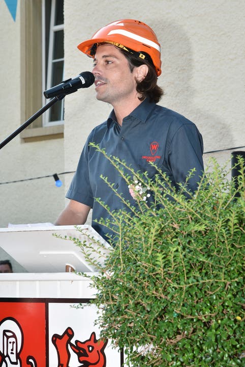 Gemeinderat Pascal Erlachner, OK-Präsident des Schul- und Dorffestes