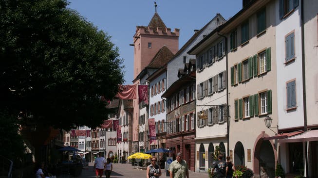 Das Restaurant liegt in der Altstadt von Rheinfelden.