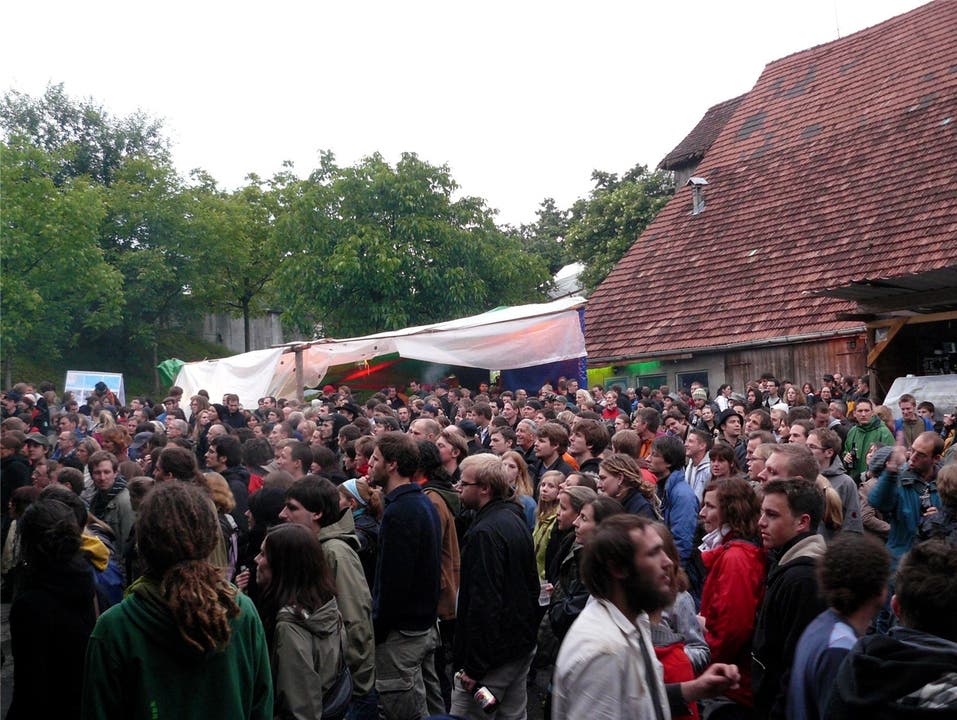 2010: Was klein angefangen hat, lockte jährlich 1000 bis 3000 Gäste auf den Openeye-Hof in Oberlunkhofen.
