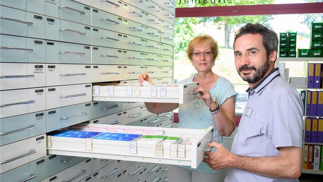 Seit 1995 betreiben Gaby und Daniel Aebi die Apotheke Husmatt in Baden-Dättwil.