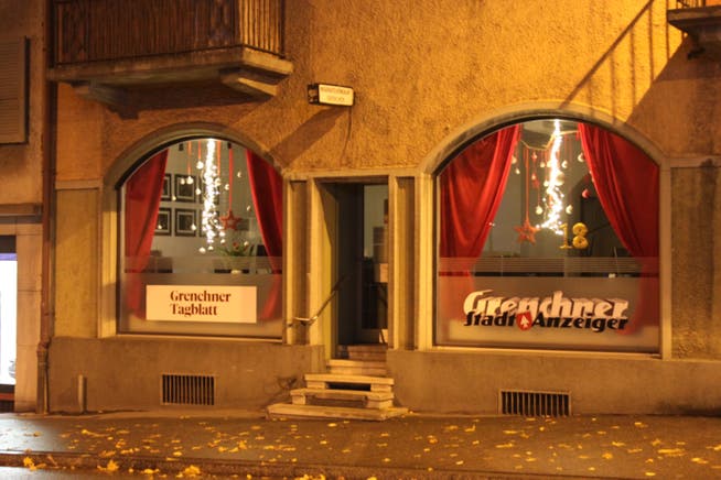 Das Weihnachtsfenster von «Stadtanzeiger» und «GT»