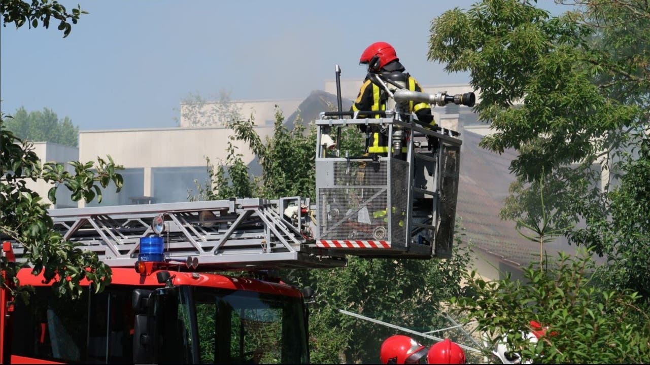 Weitere Bilder vom Feuerwehreinsatz in Zofingen.