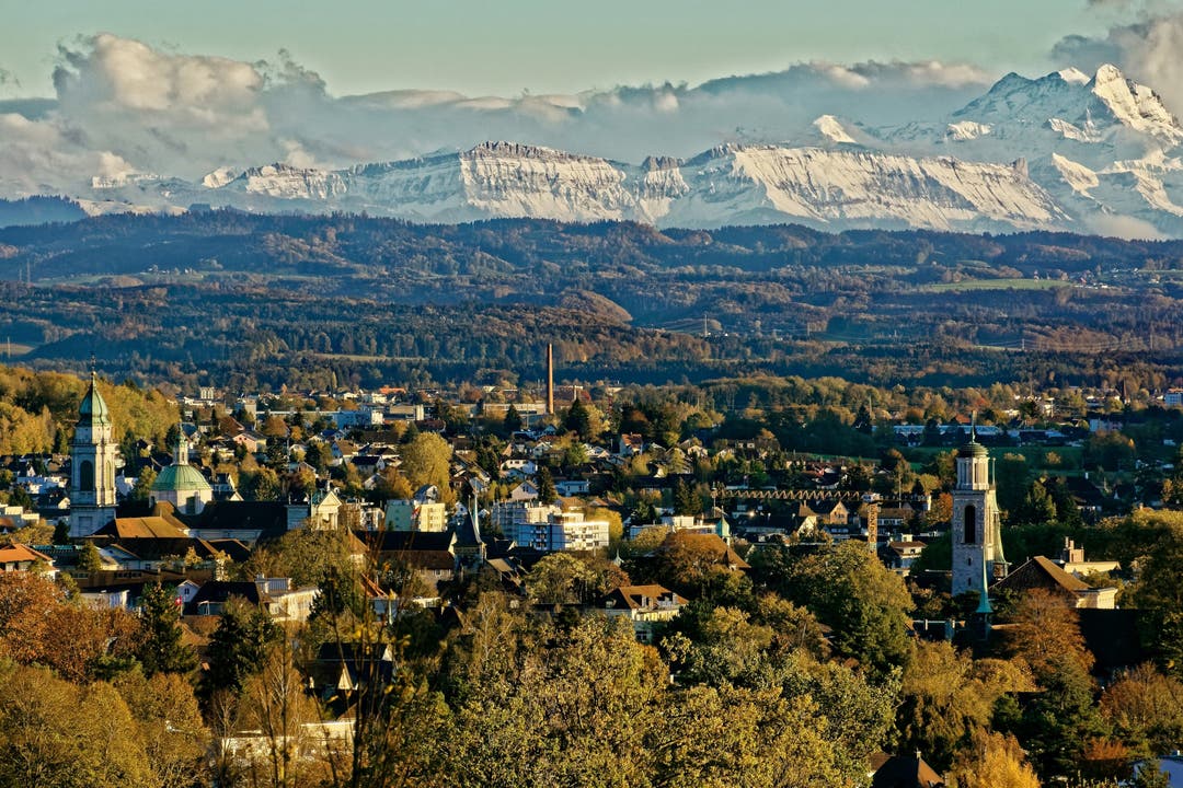 Auch der Blick über Solothurn wird dank Föhn noch spektakulärer. Im Herbst tritt er wieder vermehrt auf. Alwin Gasser