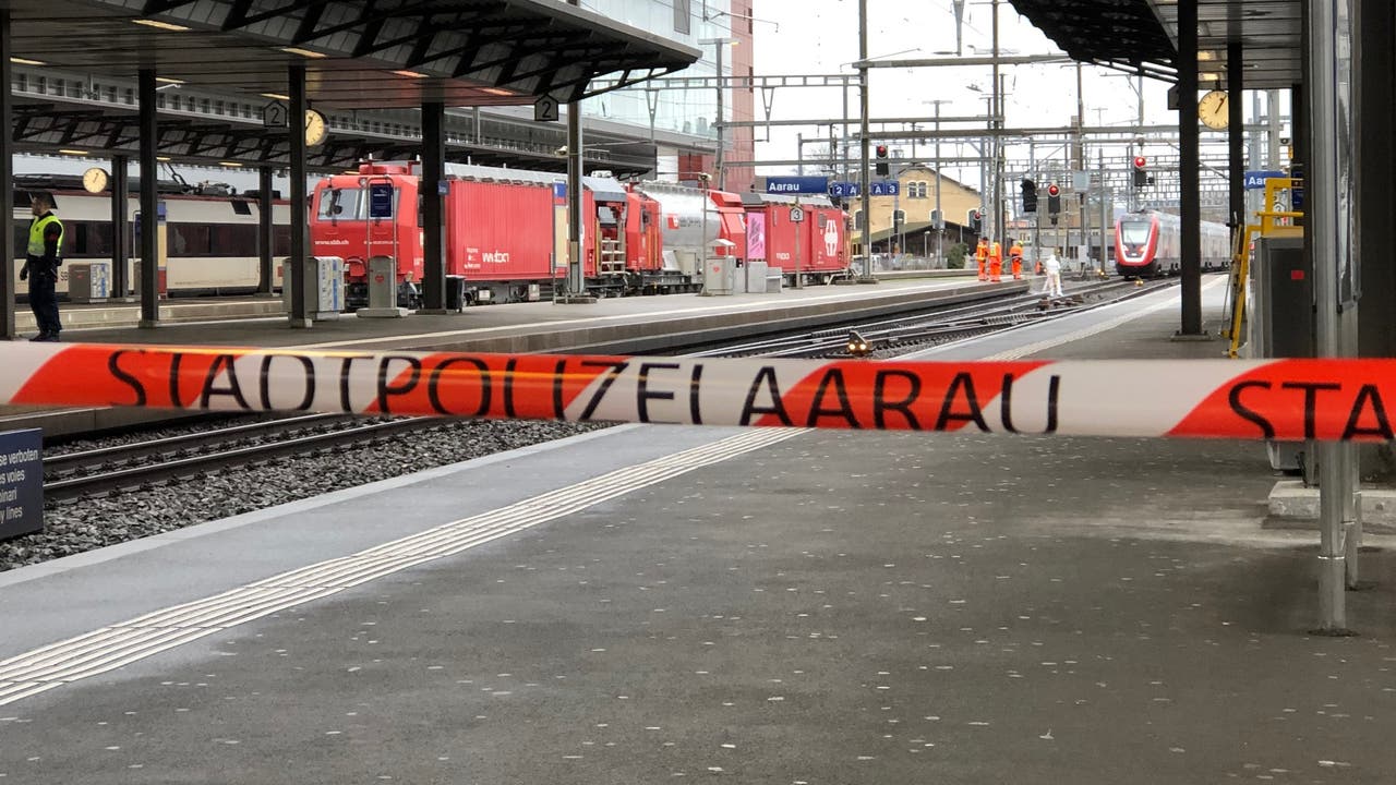 Bahnunfall Aarau