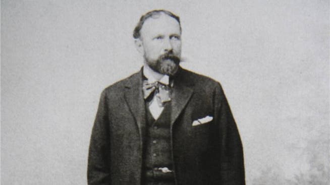 Carl Spitteler um 1890/92 – kurz darauf hielt er in Solothurn Töpfer-Vorträge.