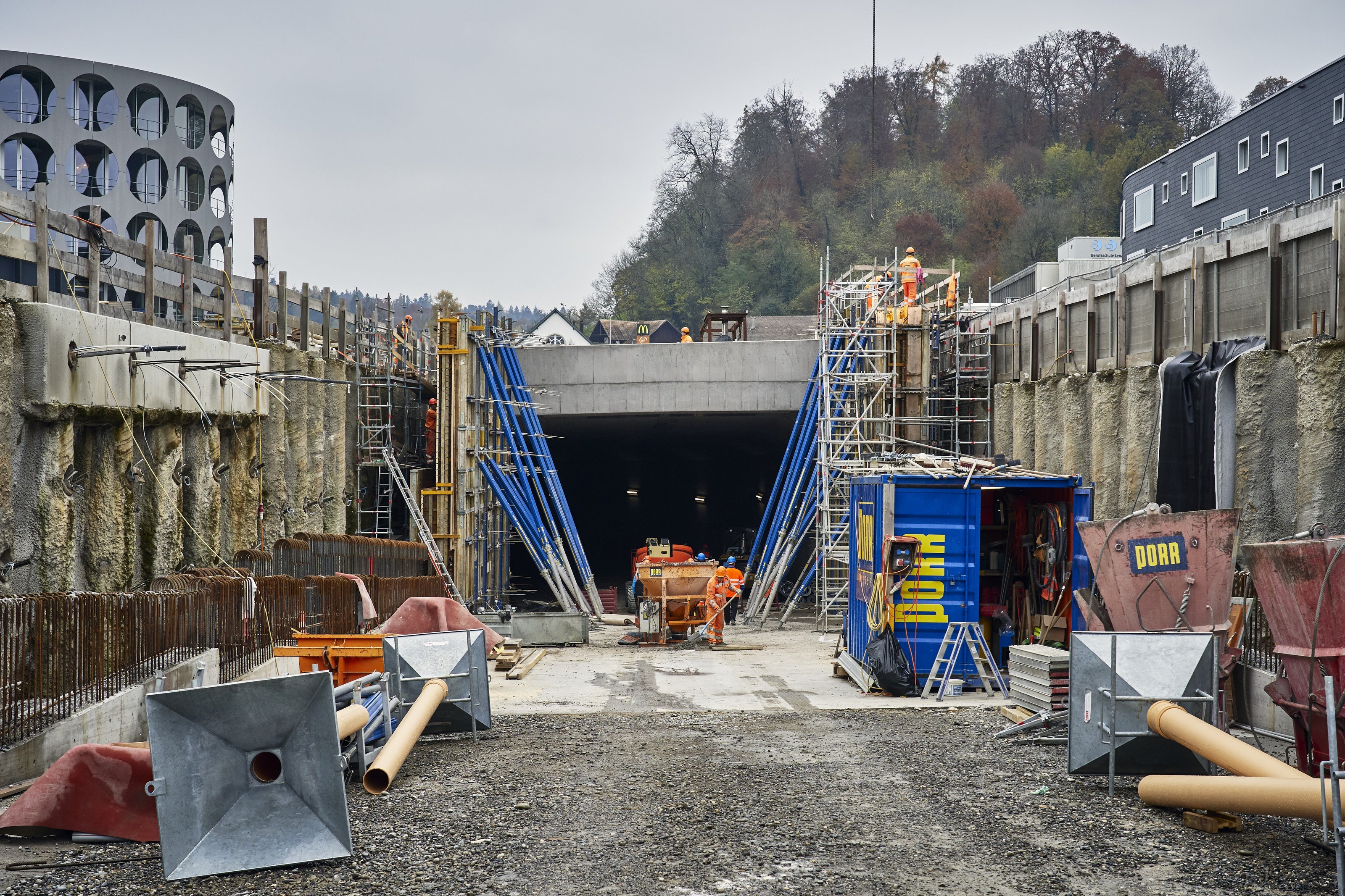 Lenzburg - Meilenstein Bei Der Baustelle Für Den A1-Zubringer: Der ...