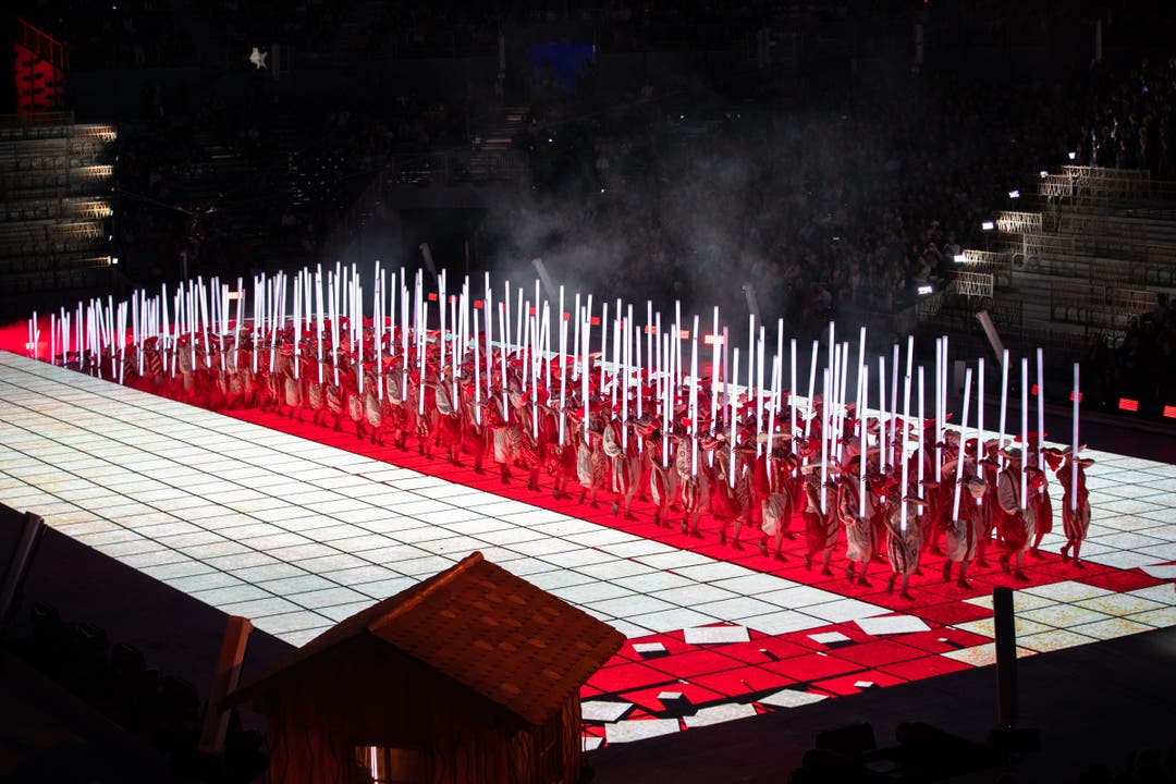 Und am Abend schliesslich das letzte Highlight für die Solothurner: Besuch des Spektakels in der Arena von Vevey.
