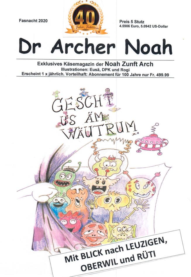 Archer Noah - Titelbild der 40. Ausgabe