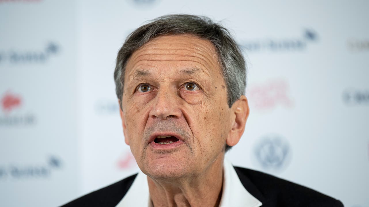 Dominique Blanc (70), Zentralpräsident des Schweizerischen Fussballverbands (SFV)