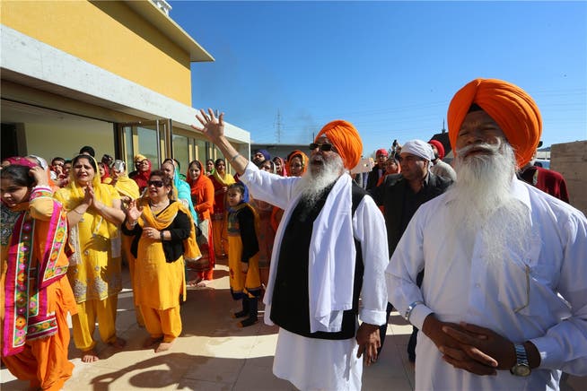 So wurde seinerzeit der Tempel der Sikh-Gemeinde Schweiz in Däniken eingeweiht.