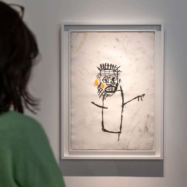 Unbenannte Kunst von Jean-Michel Basquiat.