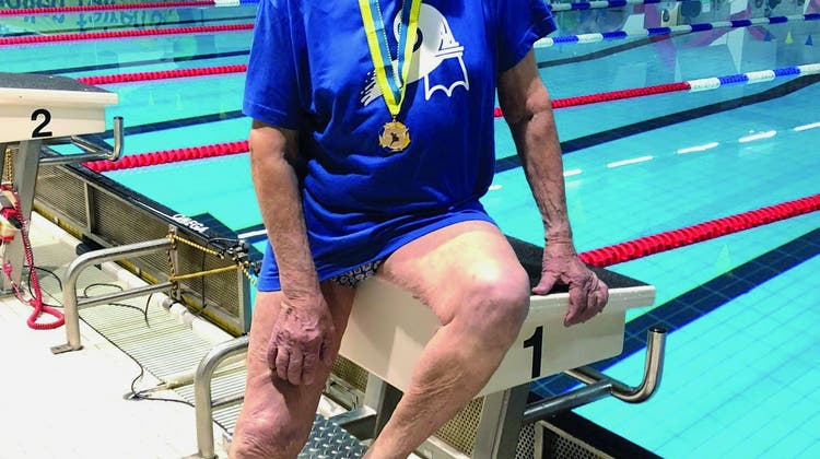 Der passionierte 95-jährige Schwimmer: Sein nächstes Ziel: «100 werden»