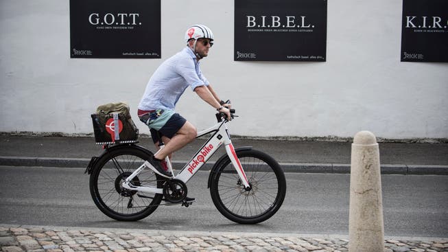 Betrieben werden die 20 bis 25 E-Bikes vom Elektroveloverleih Pick-e-Bike.