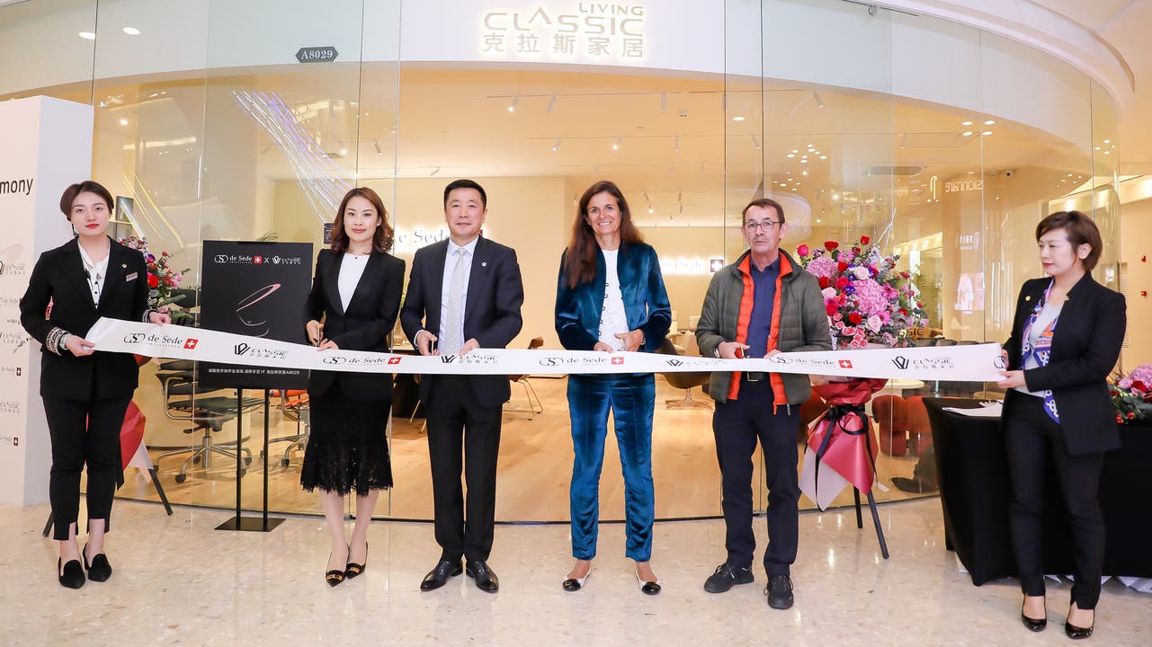 Das Klingnauer Traditionsunternehmen de Sede hat in Schanghai einen Showroom eröffnet