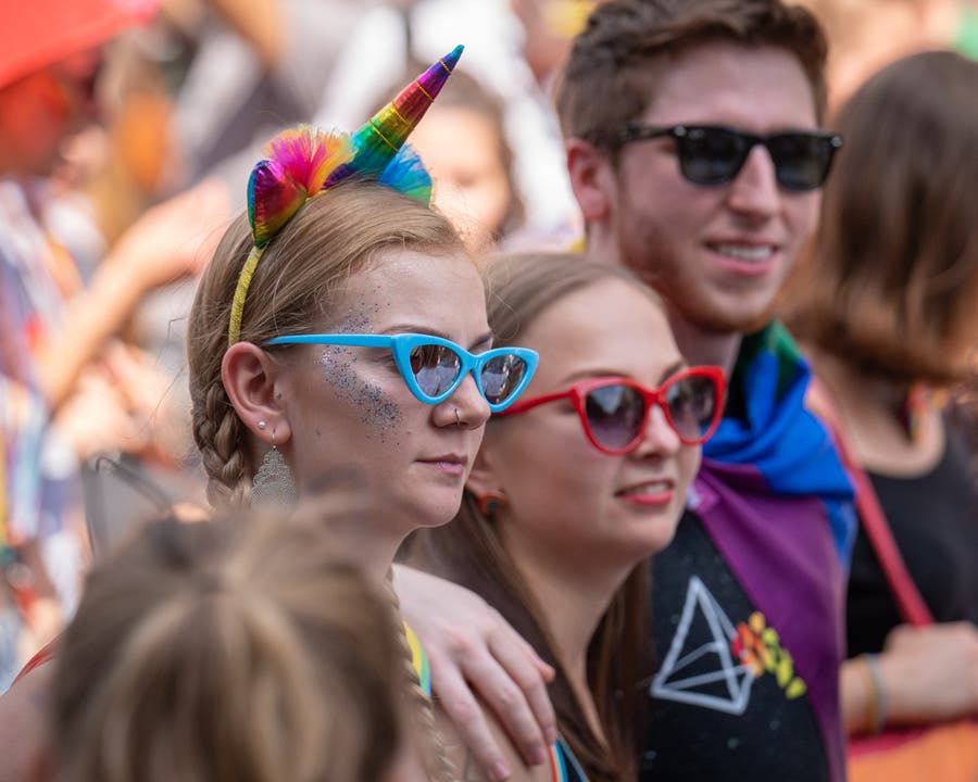 undefined Viel Freude und Farbe an der Pride in Zürich