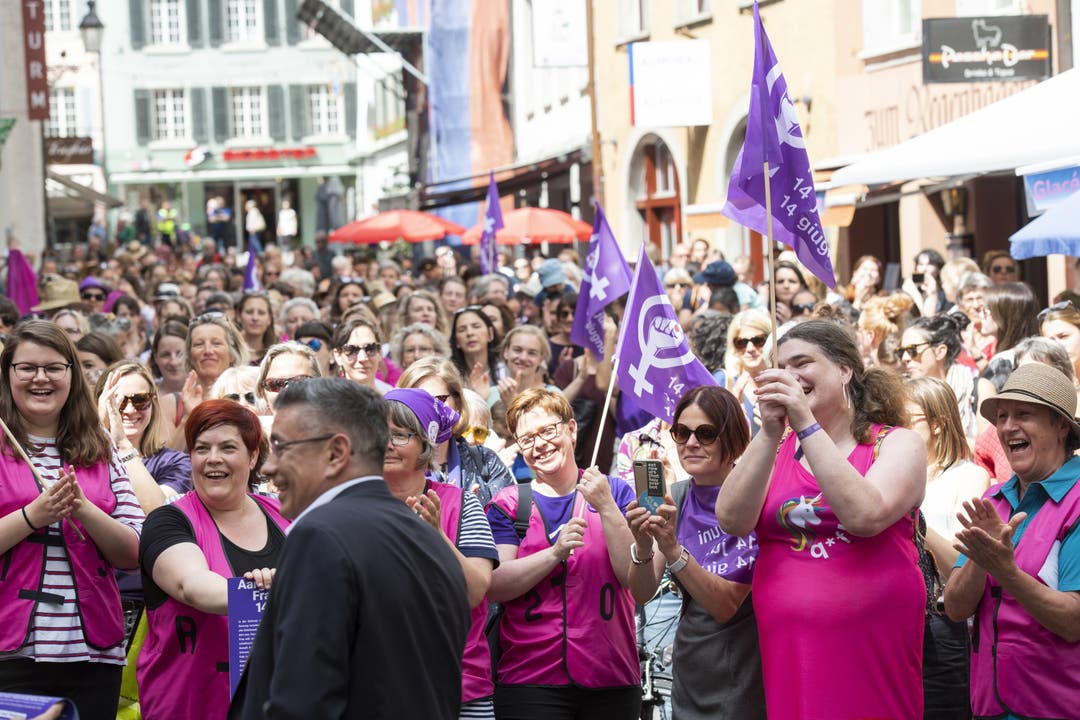 Frauenstreik in Baden