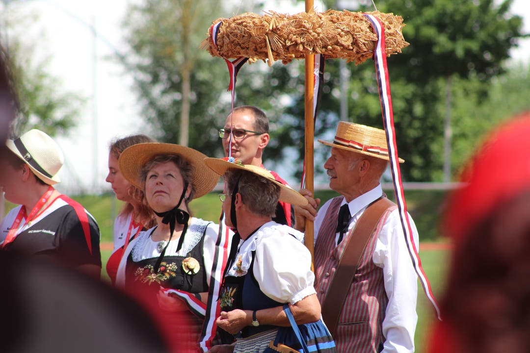 Eidgenössisches Nach dem Eidgenössischen Turnfest wurden die Wohler Turnerinnen und Turner in der Niedermatten empfangen.