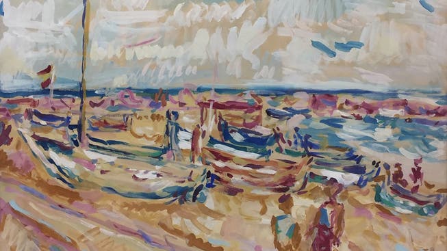 «Strand in Calvetas», Karl Hosch.