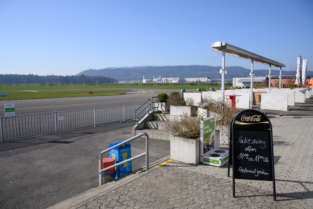 Das Restaurant auf dem Flugplatz Birrfeld stellt auf Take Away um.