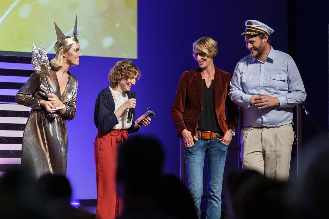 Fantoche 2019 - Preisverleihung "Le dernier jour d’automne" von Marjolaine Perreten (2.v.l.) gewinnt in der Kategorie "Publikumspreis" sowie "Special Mention".