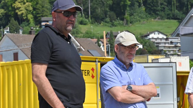 Während Gemeindepräsident Roberto Aletti (rechts) die CVP- Ortspartei vertritt, gehört Vizegemeindepräsident Andreas Meier zu den Unabhängigen.