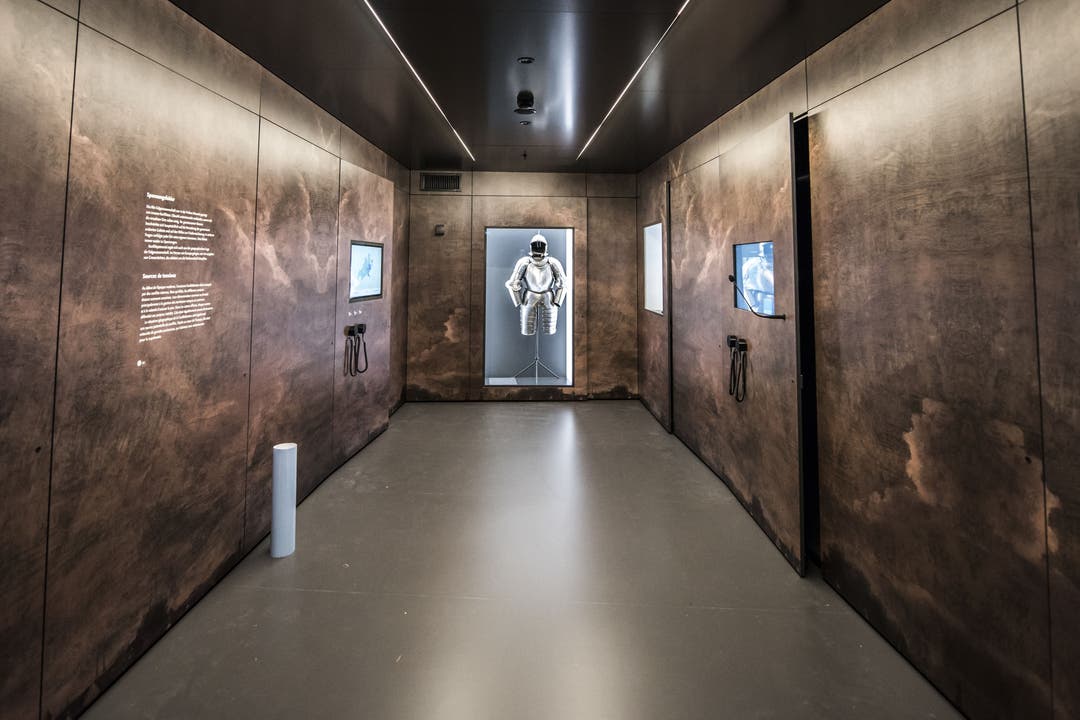 Im 1.Stock des Museums können sich Besucher interaktiv über «Krieg», «Frieden» und Diplomatie» informieren