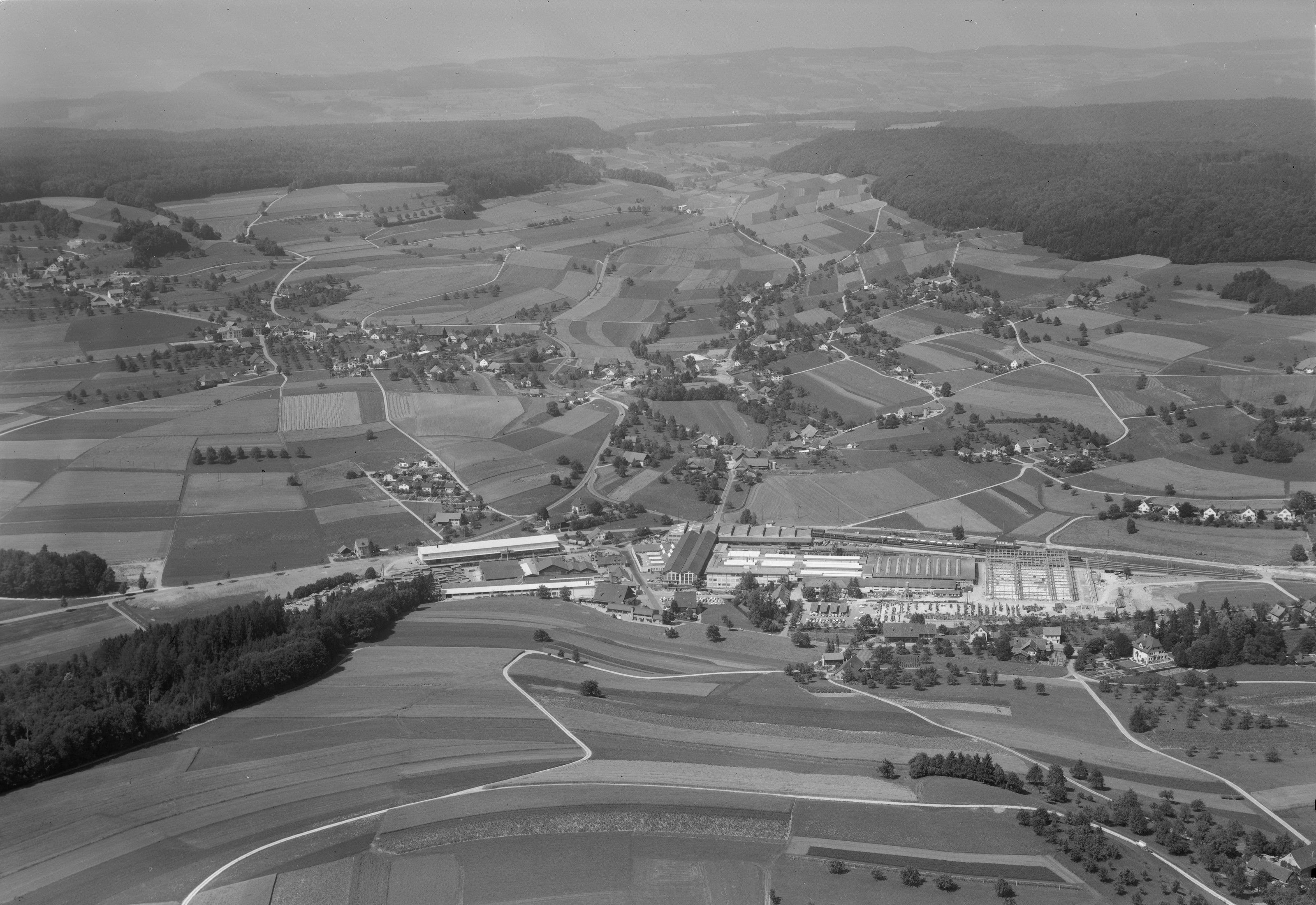 Bildstrecke - Historische Luftaufnahmen Des Kantons Aargau