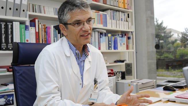 Manuel Battegay: «Die Übertragung des Virus ist nicht mehr möglich, wenn die Behandlung erfolgreich verläuft.» (Archivbild)