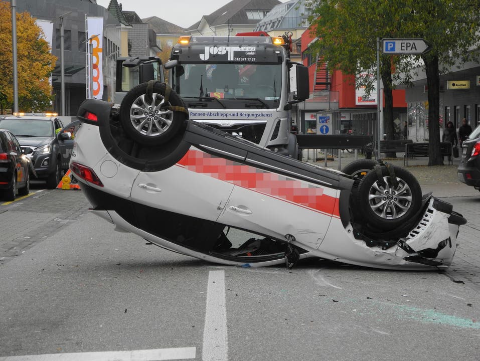 Unfall in Grenchen (9.11.2019)