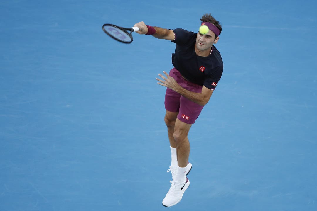 Roger Federer tut sich schwer.