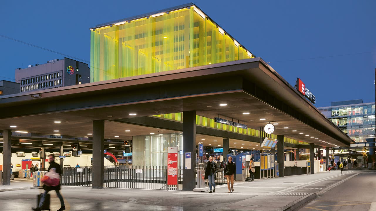 Ausbau Bahnhof Oerlikon, Zürich Foto: Andrea Helbling, Arazebra Zürich