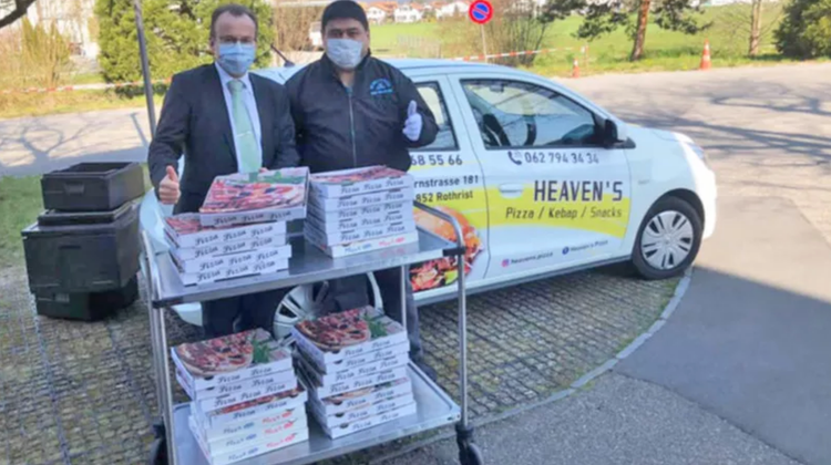 Solidarität in Zofingen: Pizza, Schokolade und Burger für das Spital-Personal