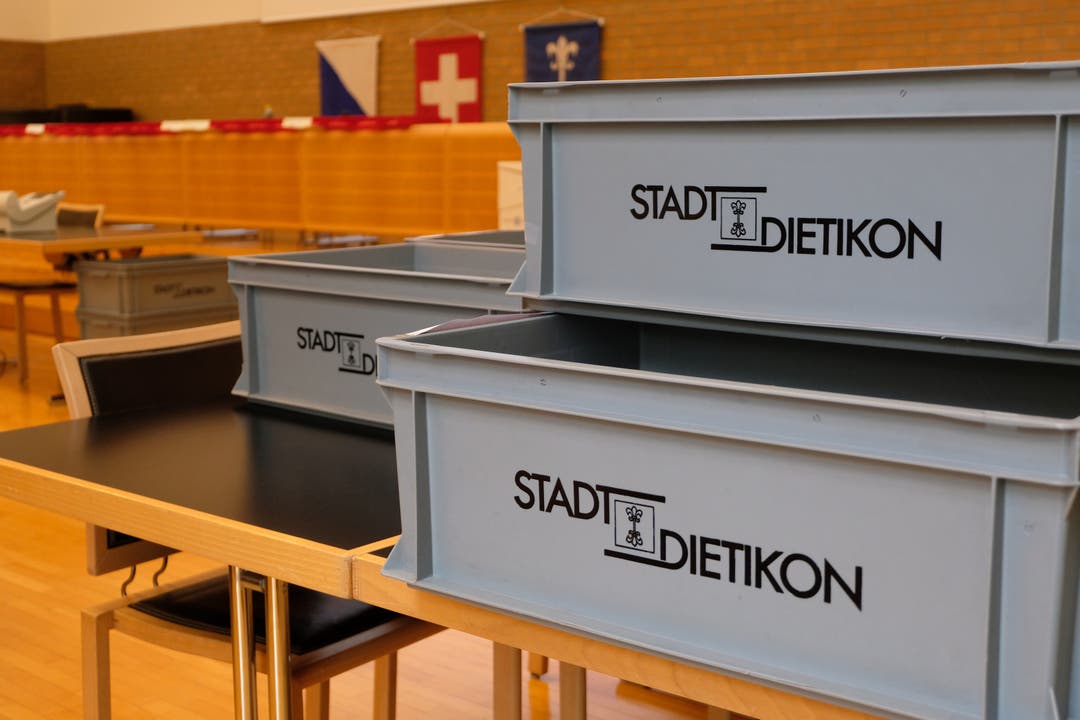 Das Wahlbüro Dietikon am 20. Oktober 2019