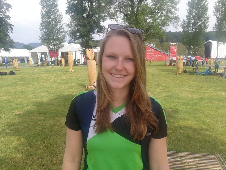 Kristina Berglund, 22, TV Veltheim «Die ganze Schweiz ist hier, das Turnfest ist ein riesiger Turnanlass der für mich Freude und Zusammensein bedeutet.»