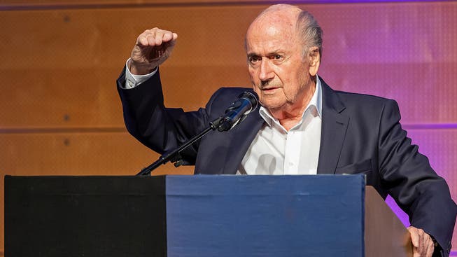41 Jahre im Dienste des Fussballs und der FIFA: Sepp Blatter hielt einen philosophischen Rückblick.