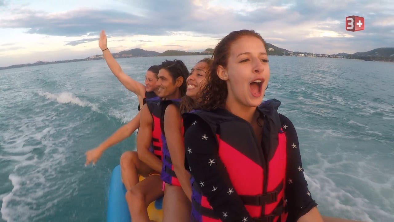 Yiankarla, Ramona und Natalie: Fast alle vier Solothurnerinnen haben es auf das Bananenboot mit dem Bachelor geschafft.