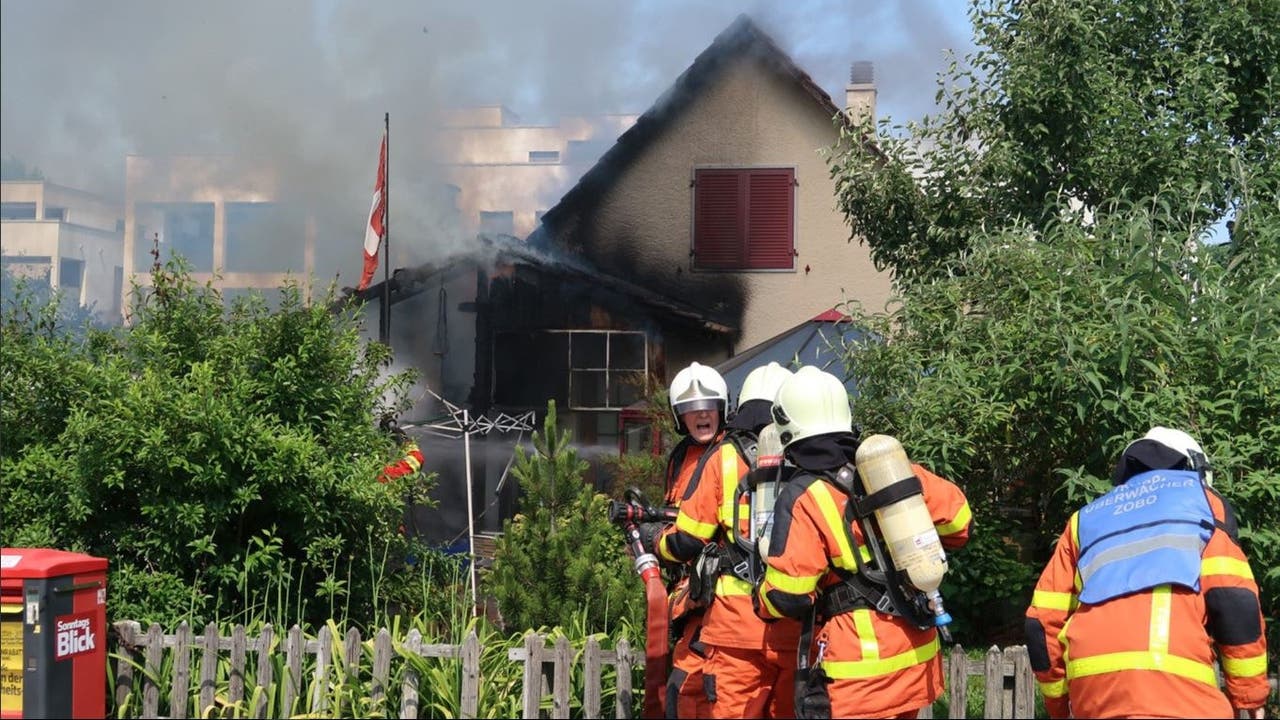 Weitere Bilder vom Feuerwehreinsatz in Zofingen.