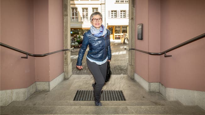 Bis zum Umzug ins Hünerwadelhaus führt Vizeammann Franziska Möhls Weg weiterhin ins Rathaus. Bild: Chris Iseli