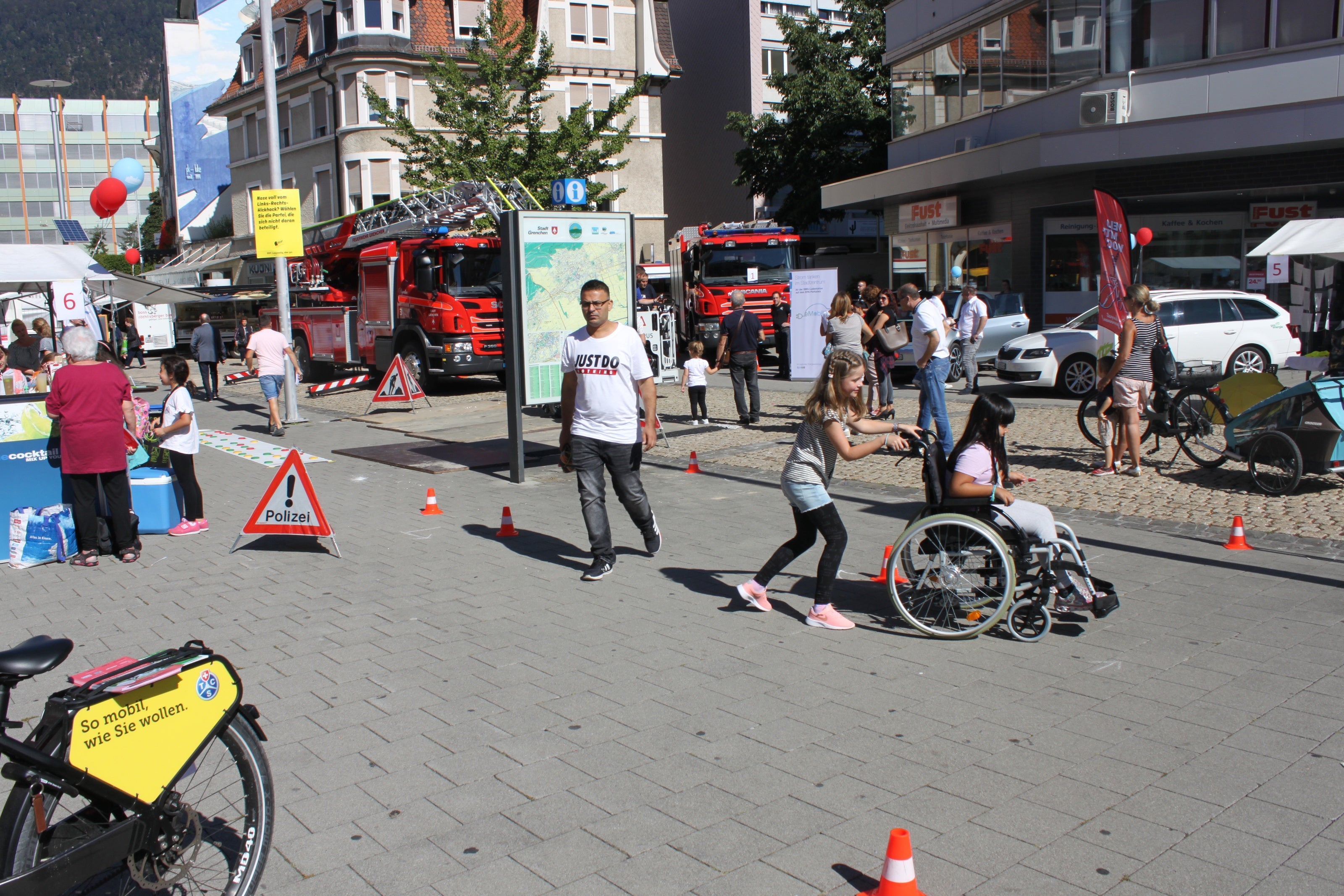 Bildstrecke - Rollstuhlparcours Am Mobilitätstag 2019 In Grenchen