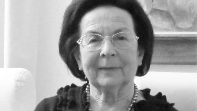 Engagierte sich mit Herzblut für Würenlos: Silvia Haab (1931-2020).
