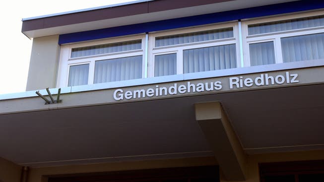 Gemeindeverwaltung Riedholz. (Archivbild)