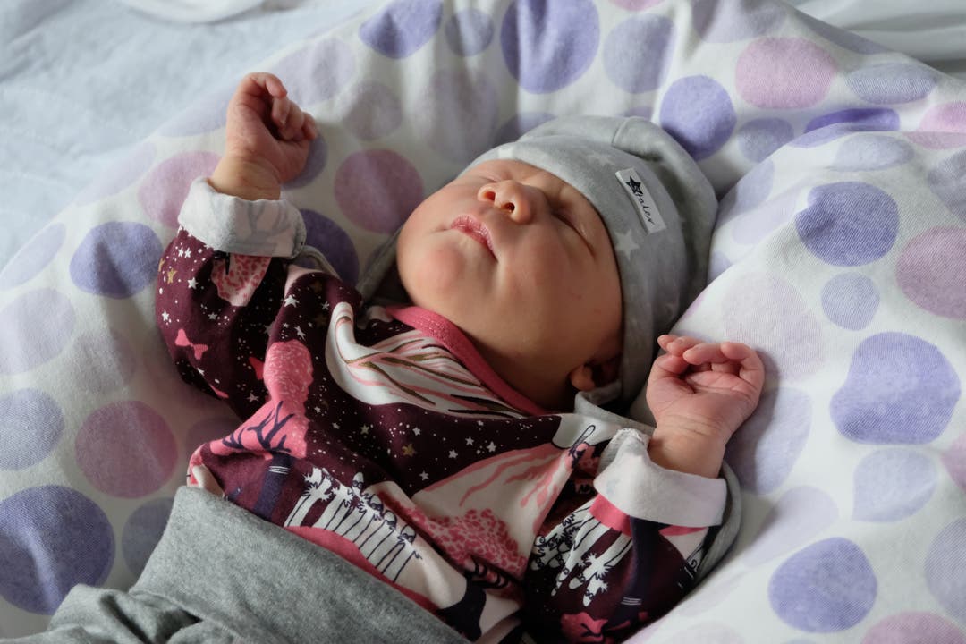  Elin Joy Keller war das einzige Baby im «Limmi», das heuer am 1. Januar geboren wurde.