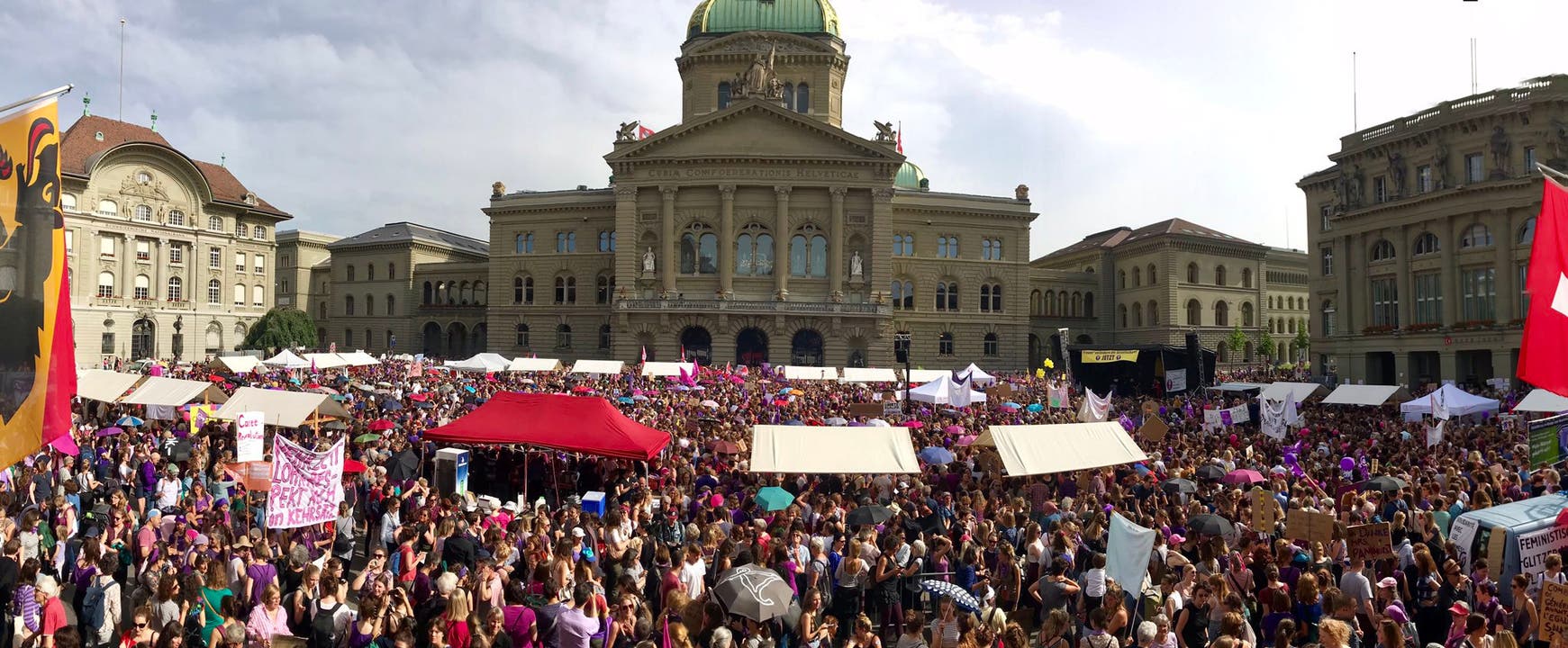Zehntausende in Bern.