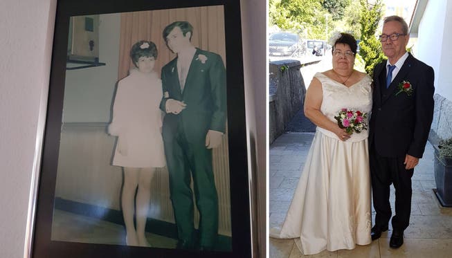 Vor 50 Jahren heirateten Monika und Gerd im Alter von 17 bzw. 19 Jahren auf dem Zivilstandsamt. Jetzt kam die kirchliche Trauung fürs Ehepaar Brand.
