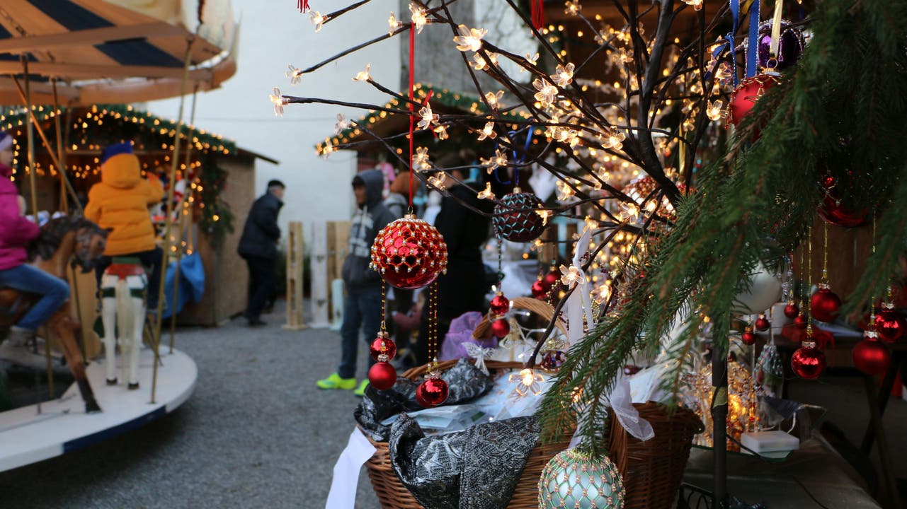 Impressionen vom Weihnachtsmarkt auf Schloss Wildegg 2018.