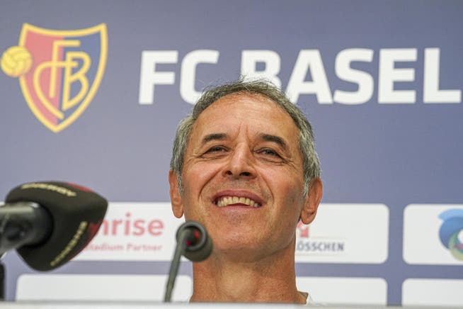 Marcel Koller am Dienstag bei der Pressekonferenz im Hinblick auf das Spiel gegen Linz.
