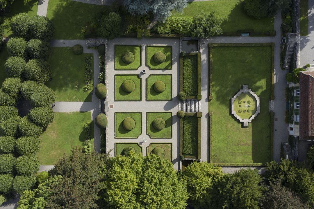 Die Parkanlage der Villa Boveri ist die bedeutendste private Gartenanlage der Stadt.