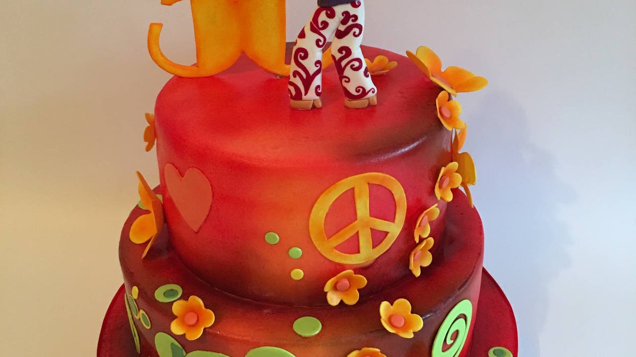 Disko-Torte zum 50. Geburtstag