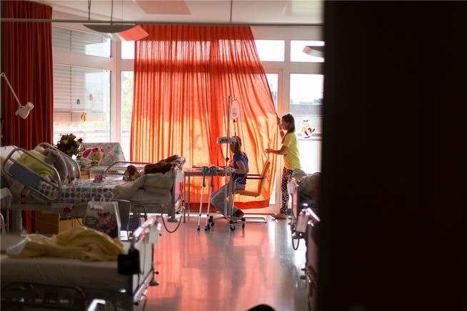Am Kinderspital in Zürich befindet sich eines von vier Herzzentren für Kinder in der Schweiz. Gaetan Bally/Keystone